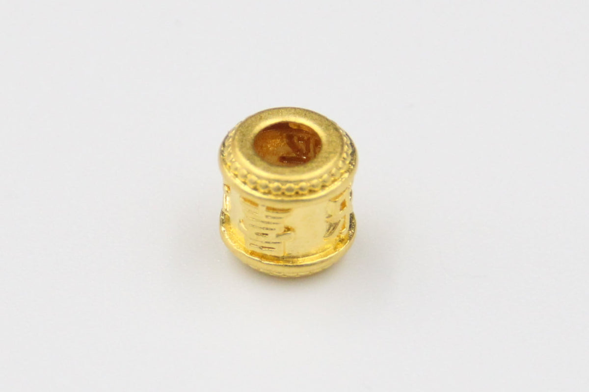 24K “Peace & Joy” Charm – Tiger’s Eye Bracelet