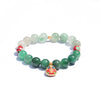 Gathered Luck Bracelet– African Jade with 925GP Fortune Pouch & Enamel