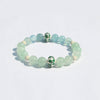 Love & Courage Bracelet– Aquamarine & Strawberry Quartz (925 Silver)