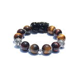 Pixiu Wealth Guardian – Tiger’s Eye Mantra Bracelet