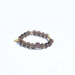 Smoky Quartz – Gold-Plated 925 Silver Bracelet