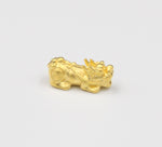 24K gold Pixiu charm detail