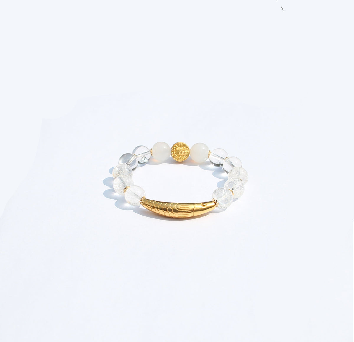 Gold-plated 925 Koi charm detail