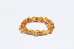 Pixiu & Heart Sutra – Yellow Phantom Quartz Prosperity Bracelet
