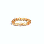 Pixiu & Heart Sutra – Yellow Phantom Quartz Prosperity Bracelet