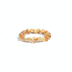 Pixiu & Heart Sutra – Yellow Phantom Quartz Prosperity Bracelet