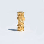 24K Gold Dragon Pillar Bracelet– Gold-Silver Obsidian & Mica